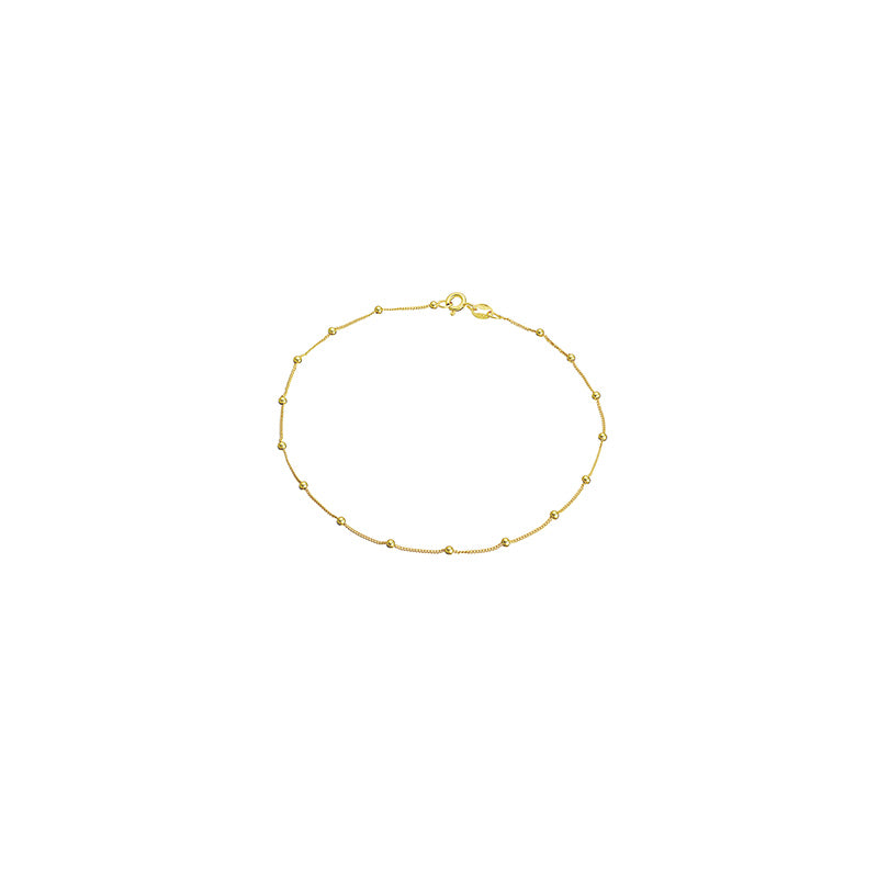 Fine Ball Chain Anklet