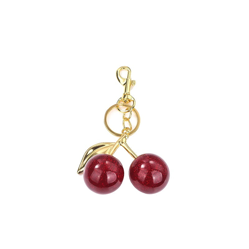 XL Resin Cherry Keyring