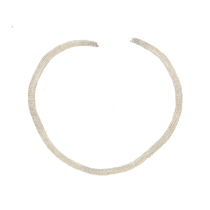 Milena Zu Silver Choker Necklace