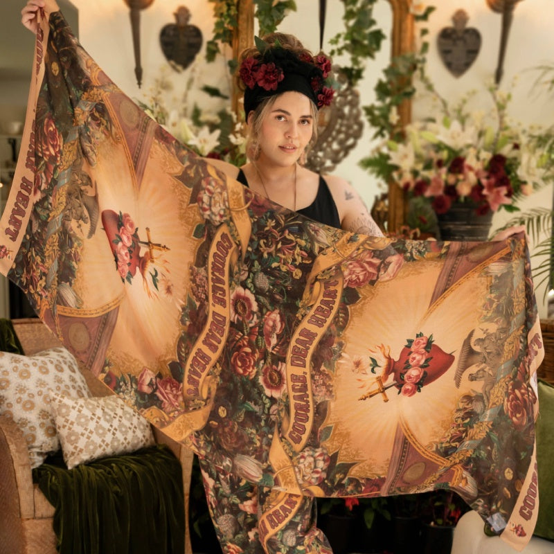 Courage Dear Heart Bamboo Scarf