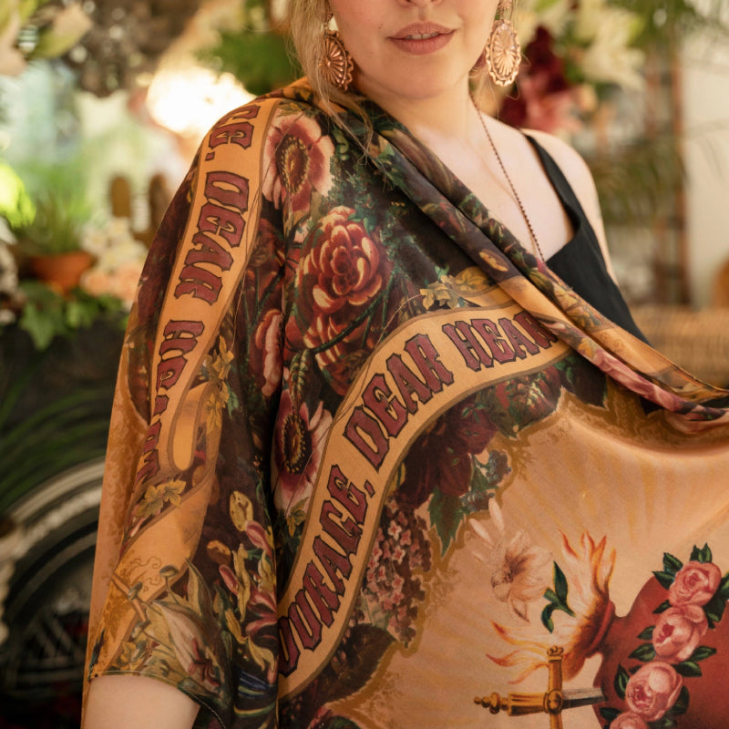 Courage Dear Heart Bamboo Scarf