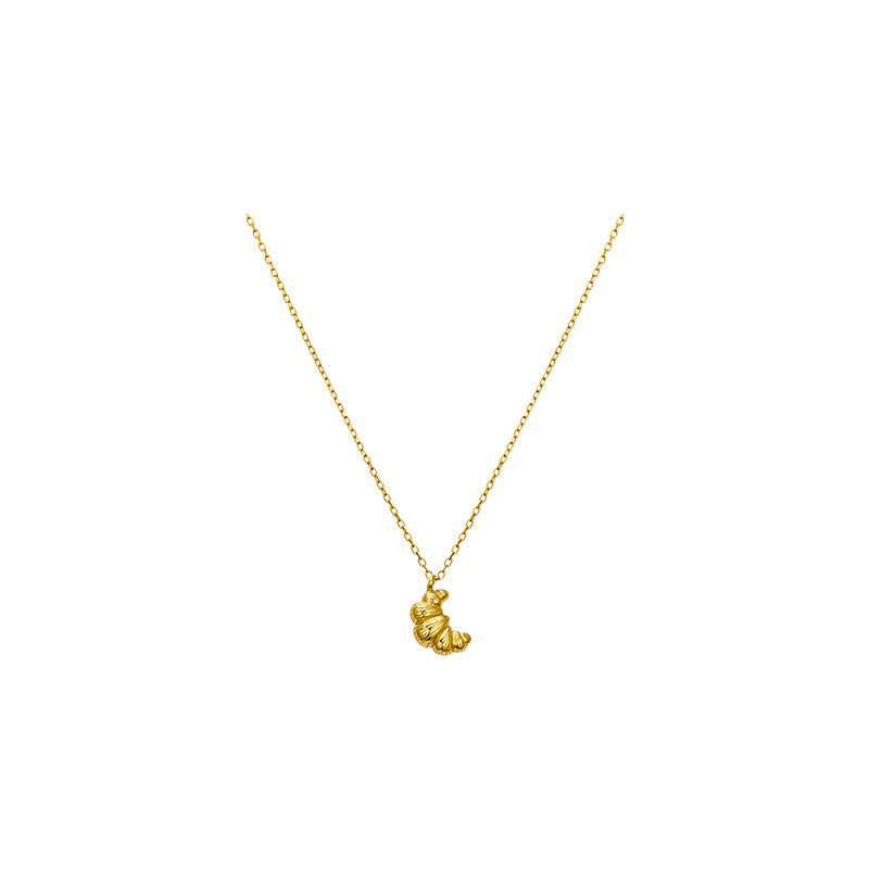 Croissant Charm Necklace