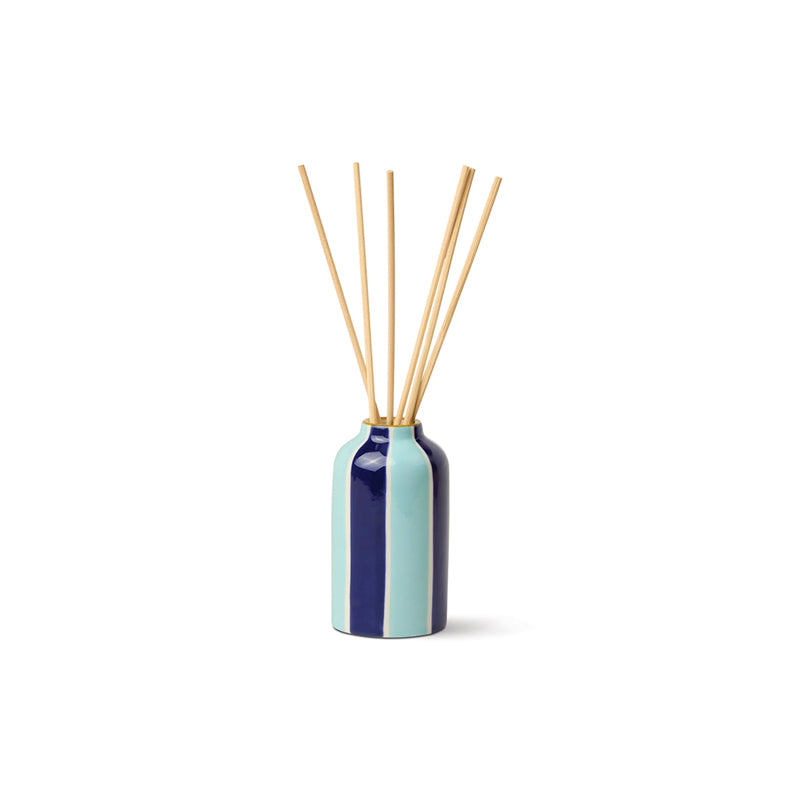 Blue Striped Diffuser - Incense & Smoke