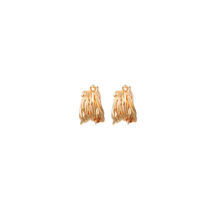 Layered Half Hoop Earrings
