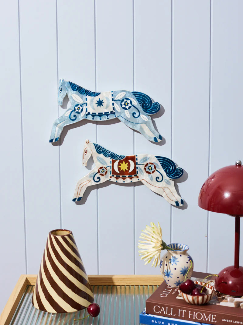 Blue Horse Paloma Wall Art