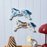 Blue Horse Paloma Wall Art