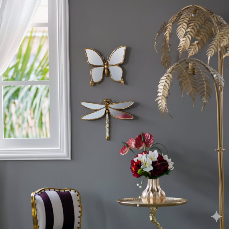 Dragonfly Mirror Wall Decor