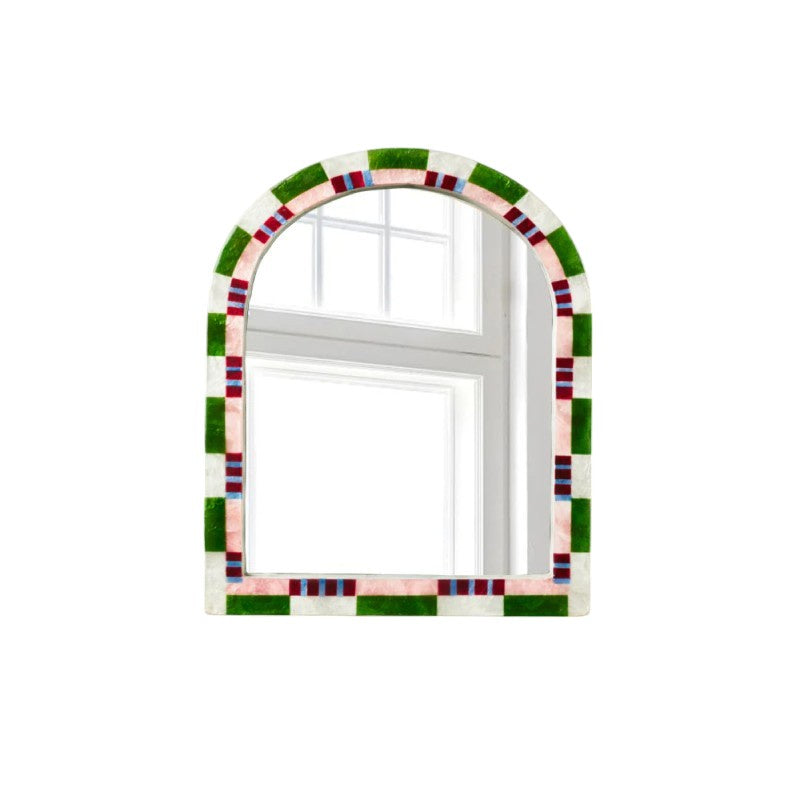 Bloom Nouveau Check Mirror