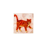 Ginger Cat Wall Tile
