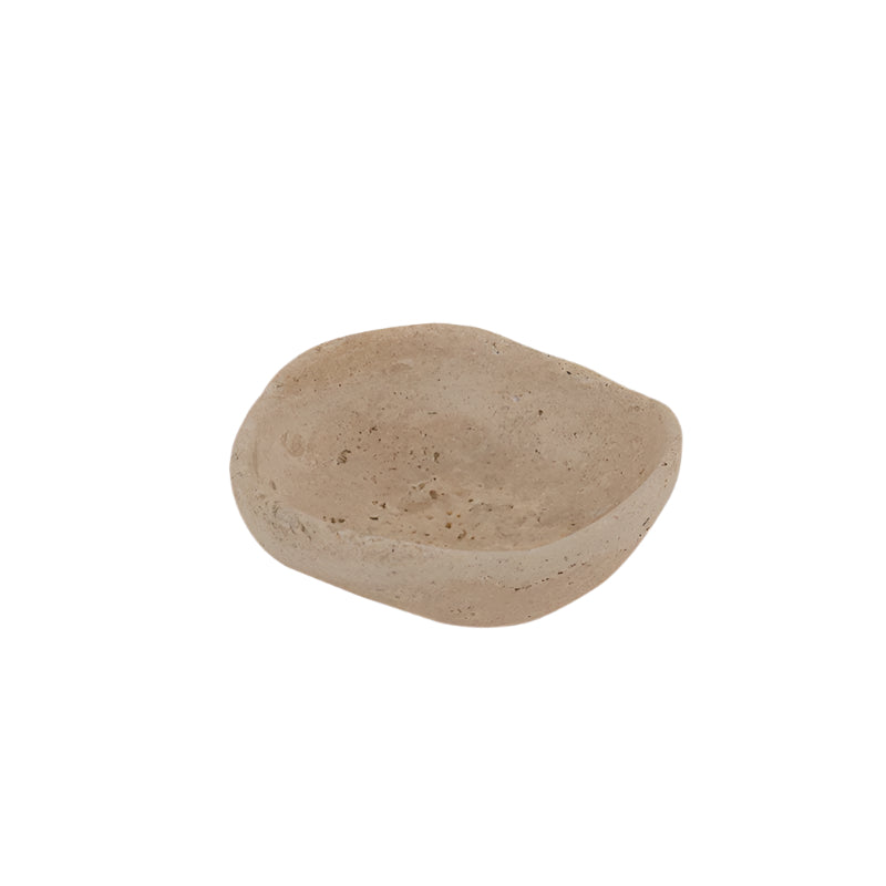 Organic Travertine Decor Bowl