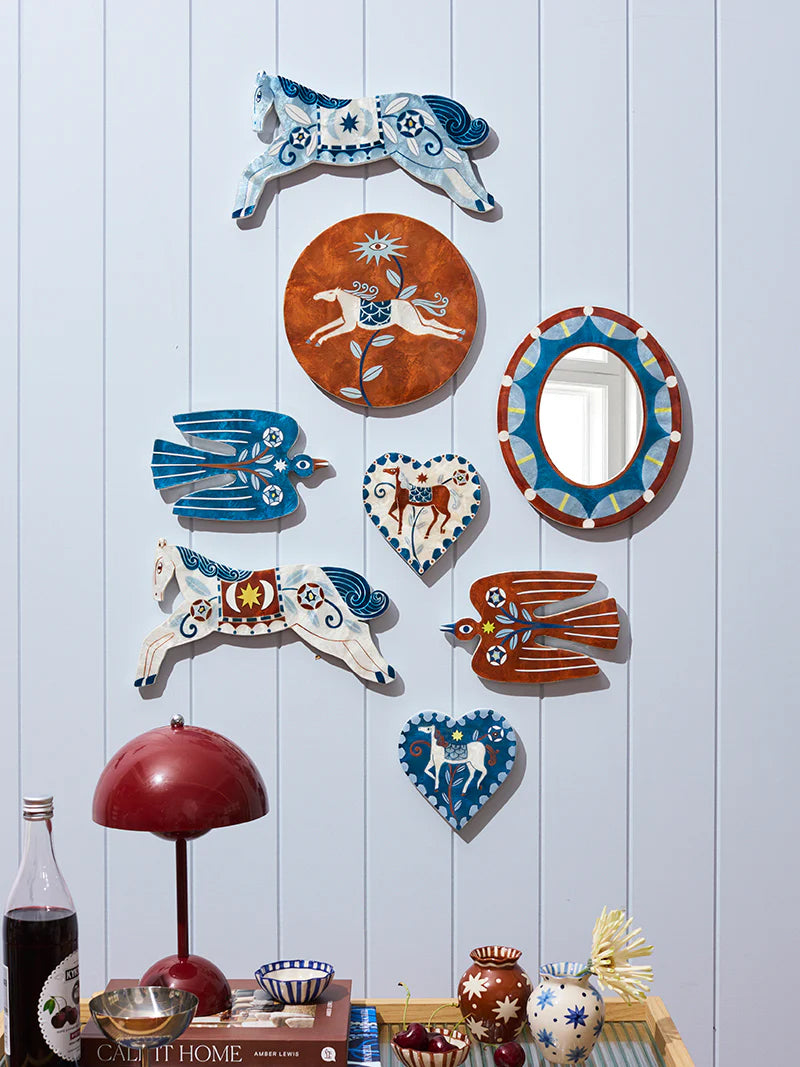 Blue Horse Paloma Wall Art