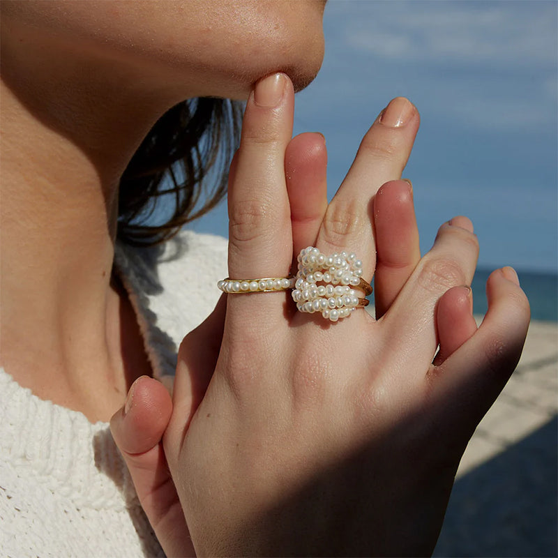 Palas Eternity Pearl Ring