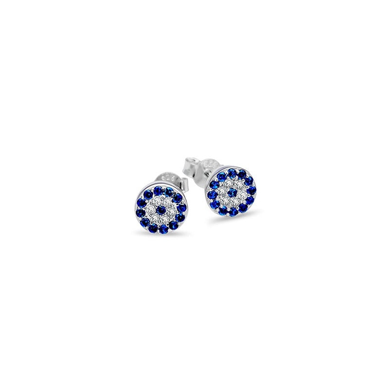Petite Evil Eye Crystal Studs