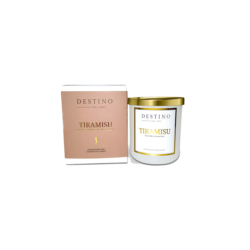 Tiramisu Candle with Charm
