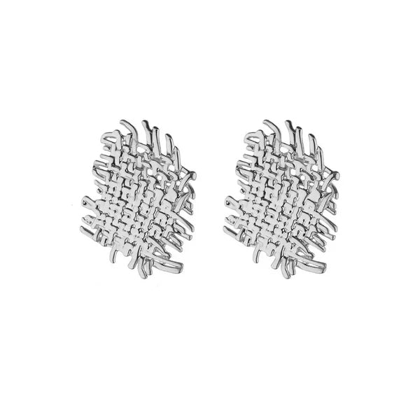 Woven Metal Earrings