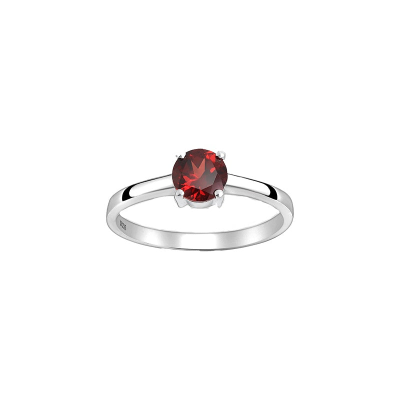 Large Garnet Gemstone Ring