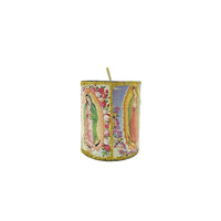 Mexican Virgin Mary Tin Candle