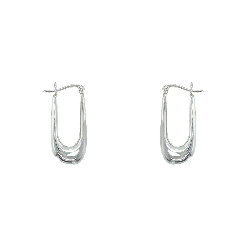 Rectangle Hoop Earrings