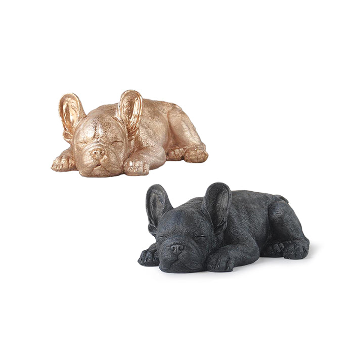 Sleeping Frenchie Statue