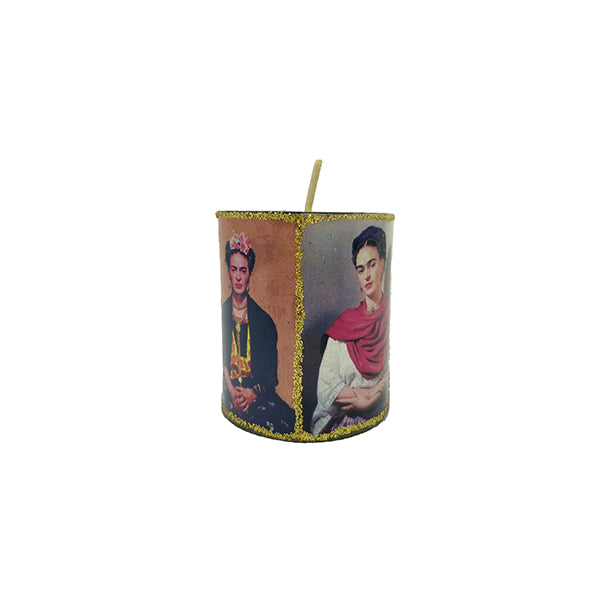 Mexican Frida Tin Candle