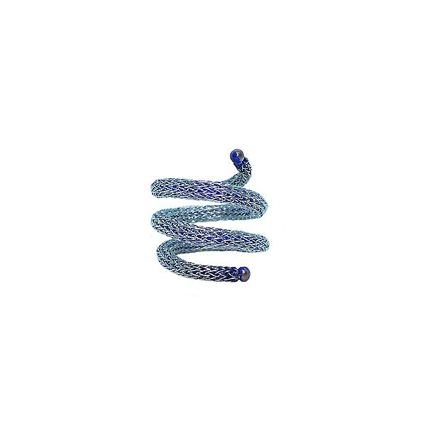 Milena Zu Coil Ring Stainless Steel Brass + Oxidized