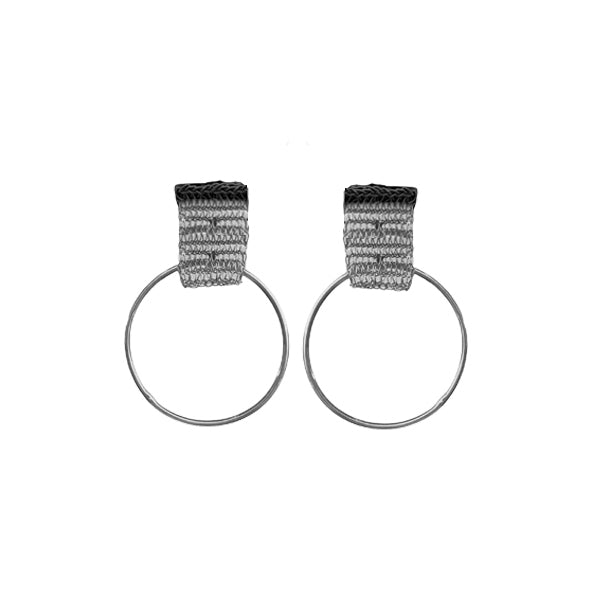Milena Zu Drop Hoop Earrings