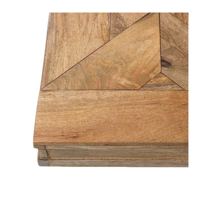 Parquetry Low Bench
