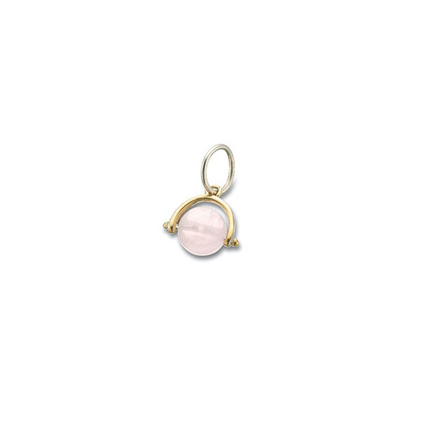Palas Rose Quartz Spinner Charm *
