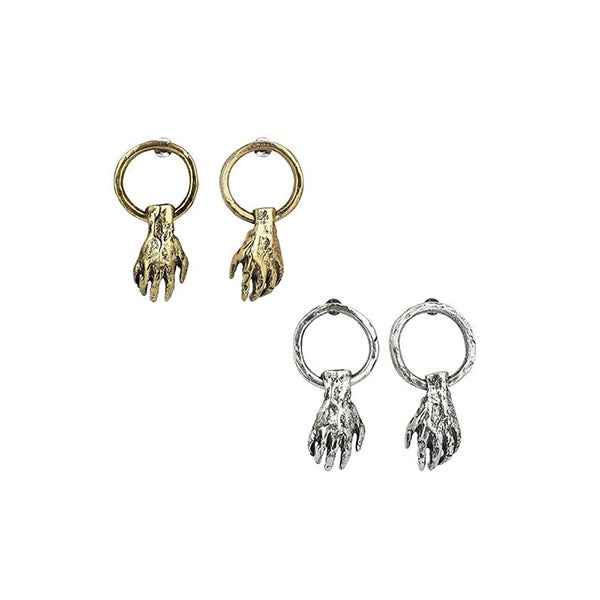 Elassaad Hand Hoop Earrings