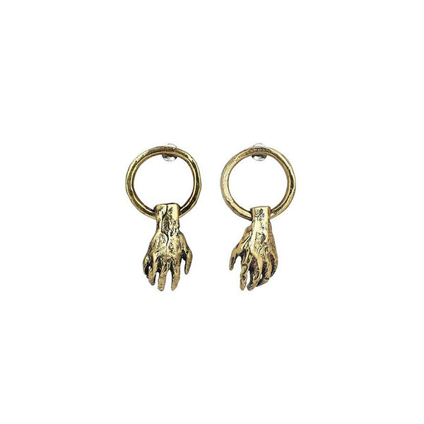 Elassaad Hand Hoop Earrings