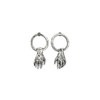 Elassaad Hand Hoop Earrings