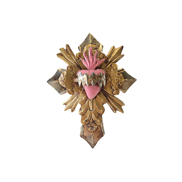 Tin Thorn and Heart Cross