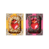 Mexican Framed Milagro Heart
