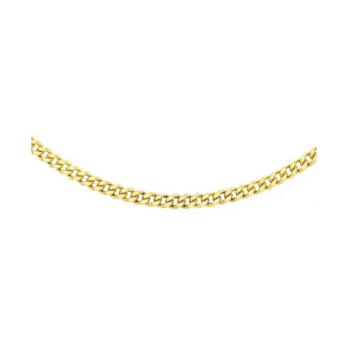 Solid Gold Curb Chain - 40 cm