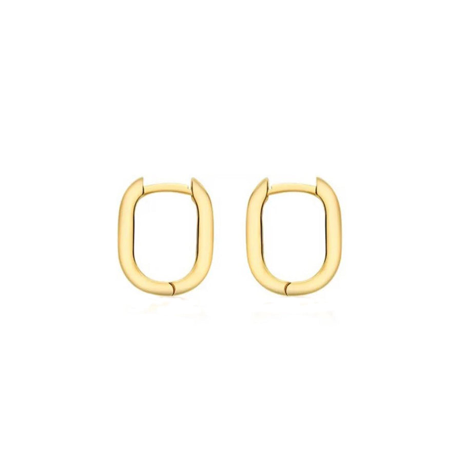 9k Yellow Gold Creole Earrings