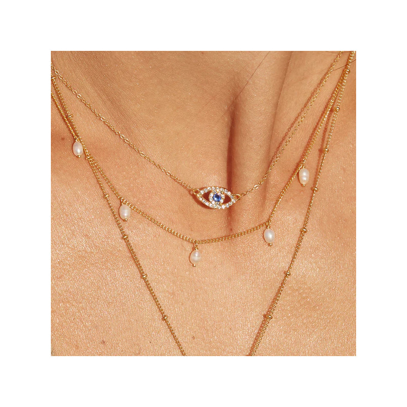 Palas Mykonos Evil Eye Necklace