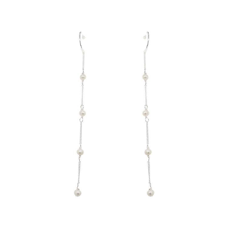 Pearl Threader Earrings