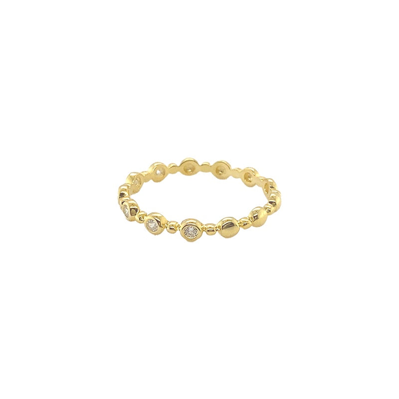 Round Crystal Ring