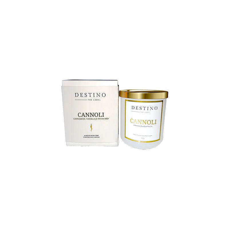 Cannoli Candle with Charm