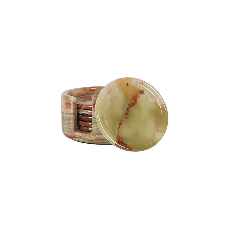 Marble Coaster Set-Green