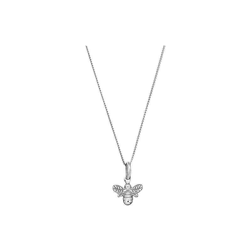Silver Bee Necklace