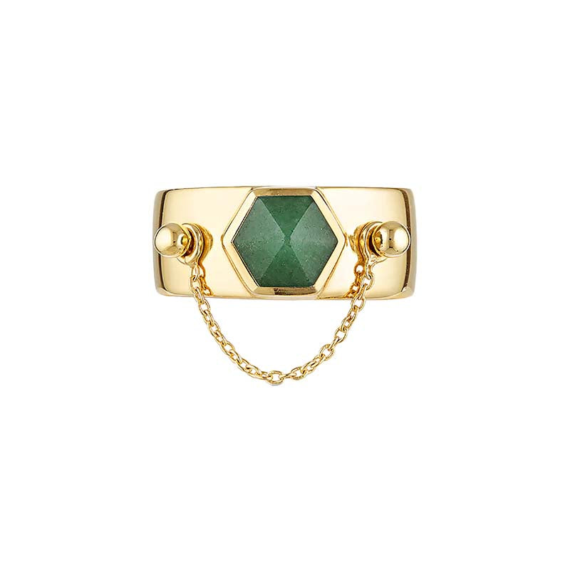 Kyoti Gold Throne Ring