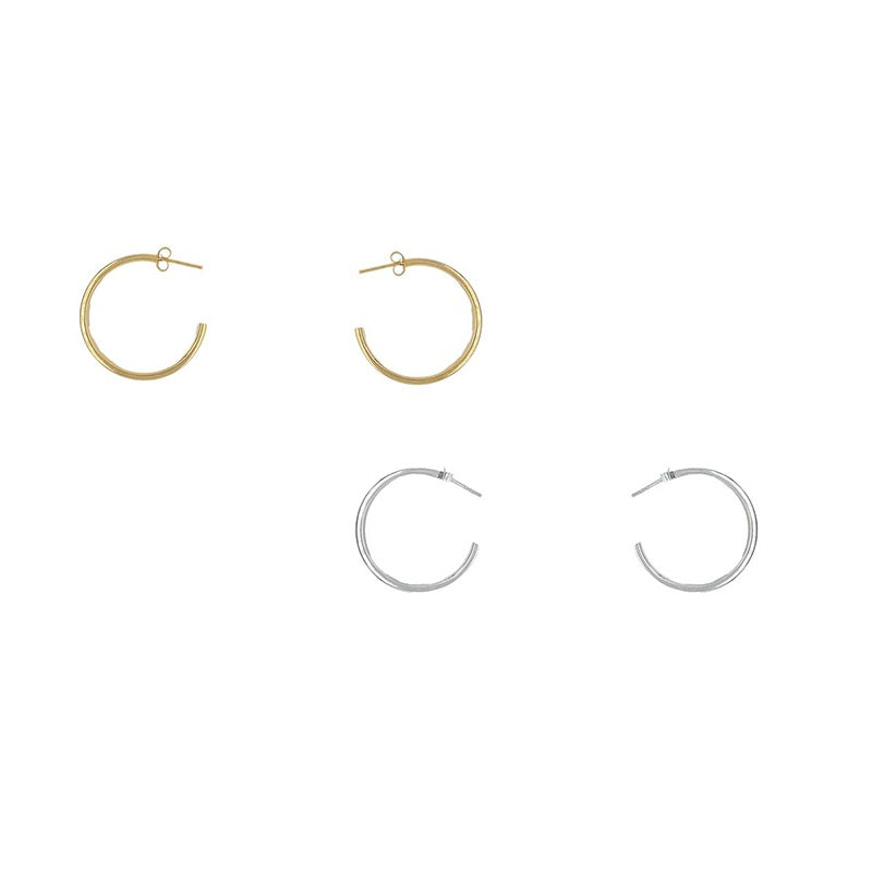 Solid Hoop Earrings